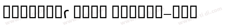 HFutura2 Bold Italic字体转换